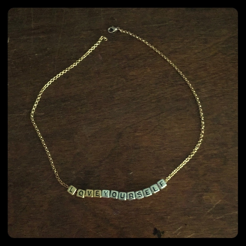 Gold and silver gold chain necklace